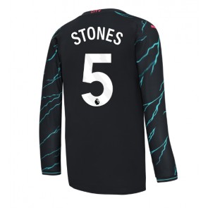 Manchester City John Stones #5 Koszulka Trzecich 2023-24 Długi Rękaw